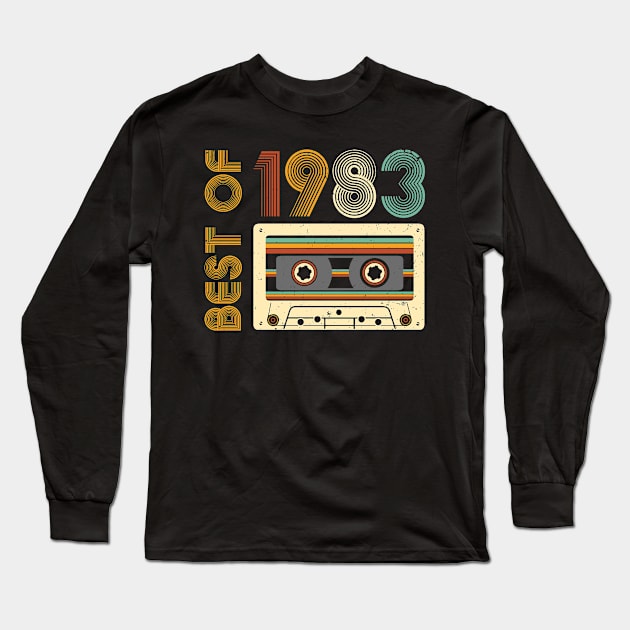 Best Of 1983 Birthday Long Sleeve T-Shirt by busines_night